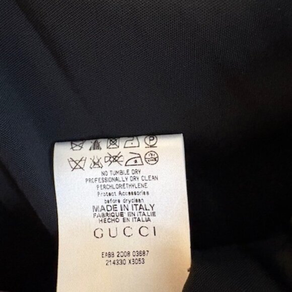 Gucci Asymmetrical Tortoise Shell Accent Top, Size M - Picture 5 of 7